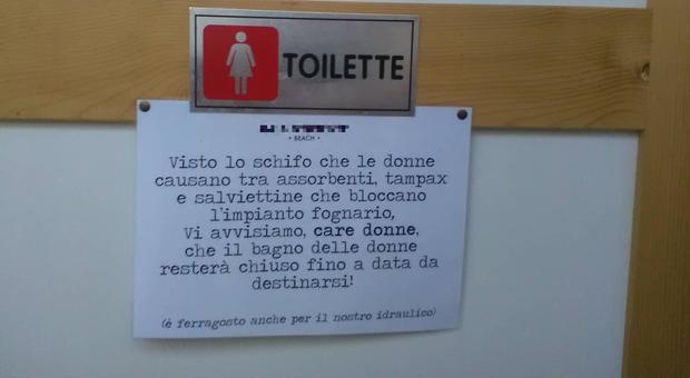 «Fate Lo Schifo» Spunta Un Cartello Sulla Toilette Delle Donne. E Il ...