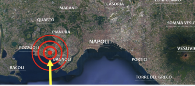 Trema la terra in Campania. Forte scossa di terremoto avvertita anche dai residenti