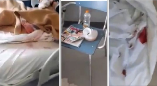 Vergogna in un ospedale di Napoli: paziente lasciato tra sangue e urina