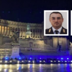 Poliziotti uccisi a Trieste, l’omaggio commovente dei colleghi delle volanti all’Altare della Patria