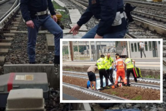 Ultim’ora Italia: tragedia alla stazione. Donna investita da un treno in corsa, morta sul colpo
