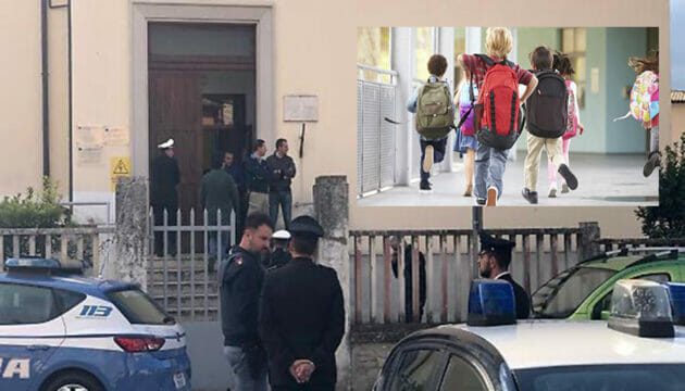 Ultim’ora Italia. Uomo si barrica in una scuola: evacuati i bambini. Terrore tra gli insegnanti