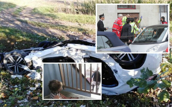 «Amore basta fare la mamma, voglio divertirmi» lasciano da soli i figli di 6 e 3 anni, vanno ad ubriacarsi e si schiantano in auto