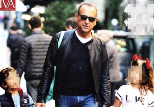 Carlo Conti passeggia con la figlia di Fabrizio Frizzi: “Mi chiama Babbo Conti”