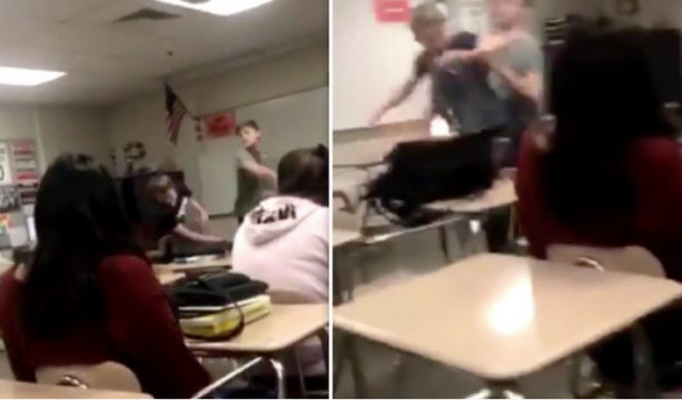 «Sei un fr…» Studente gay picchia l’amico davanti ai compagni di classe. Il video fa il giro del web