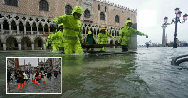 Ultim’ora. Acqua alta a Venezia, attesa un’altra marea. Scatta allerta meteo rossa: «Sarà peggio degli altri giorni»