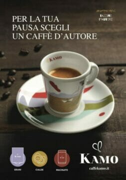 IL CAFFE’ KAMO è UN CAFFE’ D’AUTORE di Maridì Vicedomini