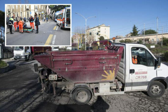 Ultim’ora Italia. Camion dei rifiuti investe e uccide un pedone sulle strisce