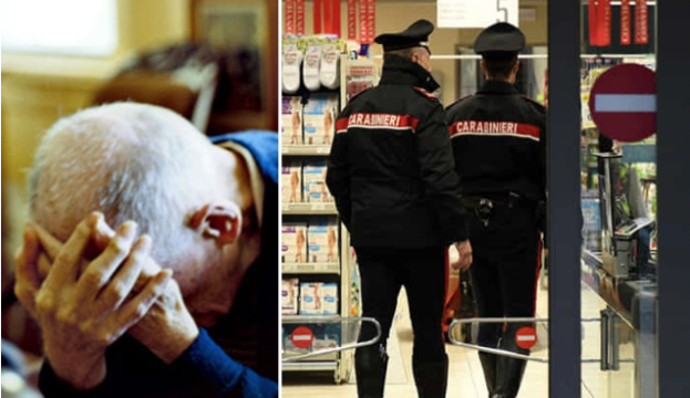 Carabinieri dal cuore d’oro, pagano il conto a un anziano sorpreso a rubare cibo
