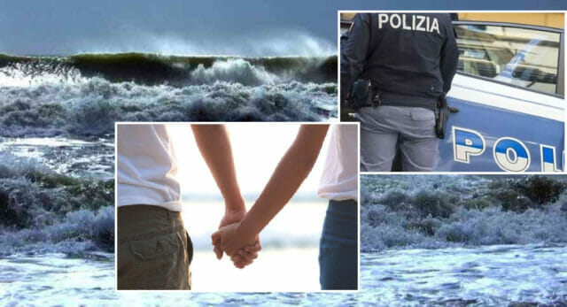 Ultim’ora Campania. «Non ci lasciano vivere il nostro amore» Giovane coppia si butta nel mare in tempesta