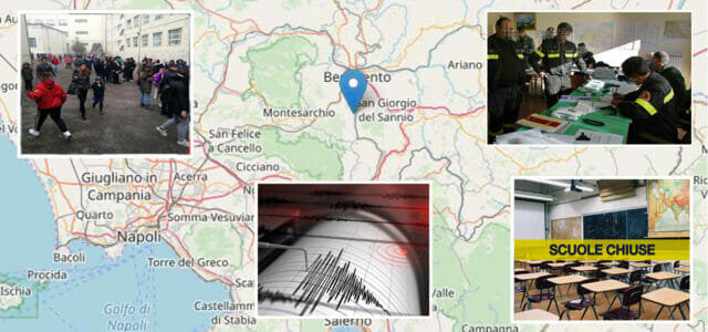 Ultim’ora Terremoto. Nuove scosse in Campania. Martedì di paura da Benevento a Napoli e a Salerno