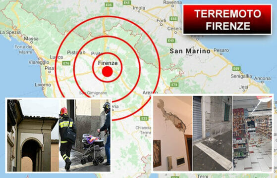 Ultim’ora Terremoto a Firenze. Forti scosse avvertite poco fa: tutti in strada