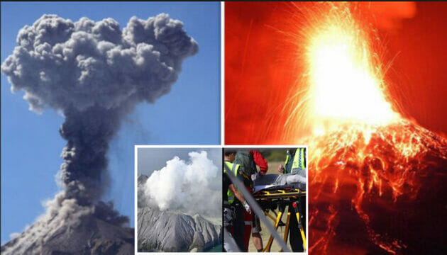 Violenta eruzione del Vulcano durante la visita di centinaia di turisti: ci sono morti e feriti