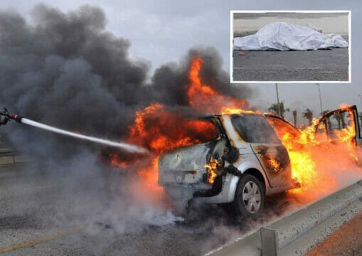Inferno di fuoco in autostrada. Auto si schianta e prende fuoco: due giovani muoiono carbonizzati