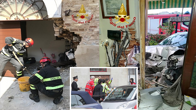 ULTIM’ORA ITALIA. Drammatico incidente. Auto contro casa: 25enne muore sul colpo