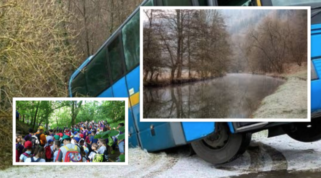 Ultim’ora: scuolabus finisce in un torrente, è una tragedia. Morti due bimbi e altri in fin di vita