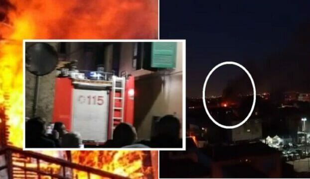 Panico in citta, appartamento a fuoco nel centro: le fiamme si vedono a chilometri di distanza