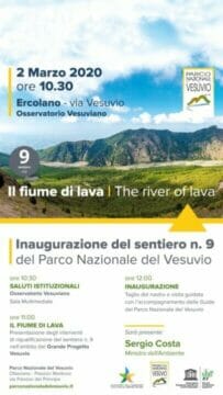 Inaugurazione del Sentiero n° 9 “Il fiume di lava”–Grande Progetto Vesuvio