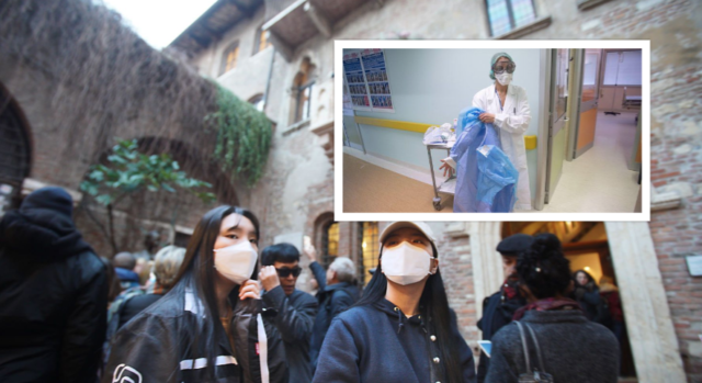 Coronavirus, ricoverata cameriera dell’hotel di Verona a contatto con coppia di cinesi infetta
