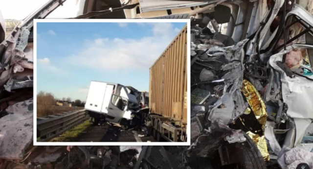 Ultim’ora Italia: terribile incidente in autostrada, furgone contro camion. Morto il conducente