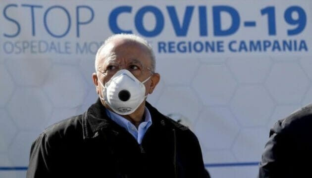 Coronavirus, De Luca: Abbiamo salvato la Campania, mascherine obbligatorie dal 3 maggio