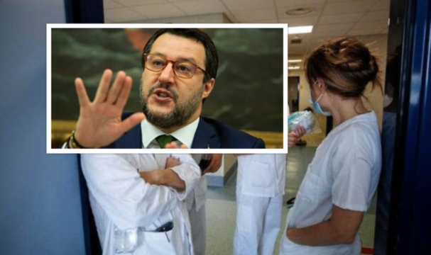 Coronavirus, la gaffe di Salvini: “Giudici? Medici e pazienti devono finire di morire”