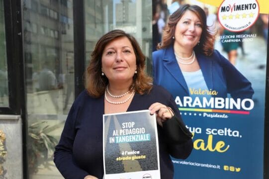 Regionali Campania, Ciarambino (M5S): Togliamo la Tangenziale dalle mani degli sponsor di De Luca e Caldoro