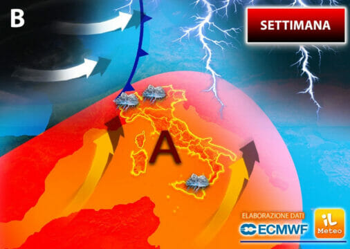 Settimana di caldo africano: 40 gradi su tutta Italia ma ci saranno piogge improvvise