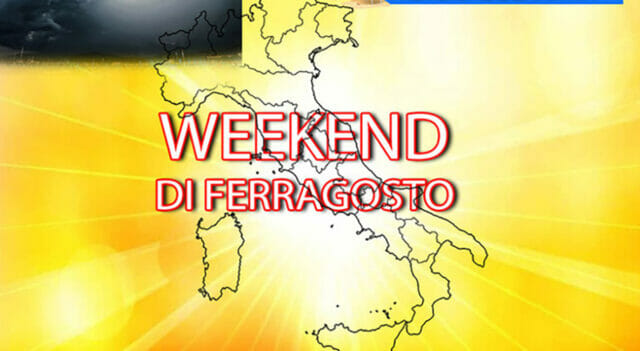 Weekend di Ferragosto: Italia divisa in due, bombe di caldo e temporali