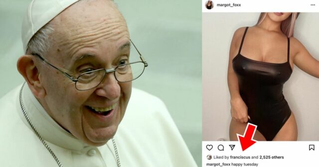 Il Papa mette like su Instagram alle foto di una modella influencer. La gaffe del social media manager
