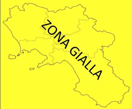 Ultim’ora: Campania zona gialla dal 20 dicembre: i dati migliorano ma bisogna aspettare un altra settimana