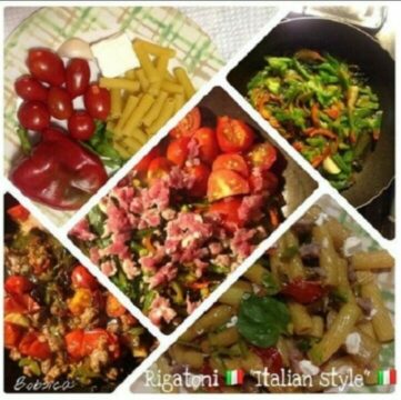 Rigatoni Italian style: sapori, colori e profumi della nostra terra