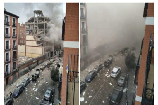Ultim’ora: esplosione violenta fa crollare  un condominio nel centro città.  Ci sono feriti