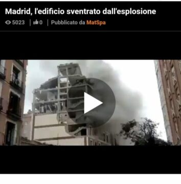 Ultim’ora : Forte esplosione crollano 3 piani di un palazzo in centro: morte due persone. Almeno 6 i feriti.