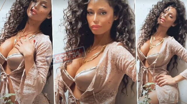 Raffaella Fico, la showgirl bomba sexy: lo shooting a luci rosse è da delirio