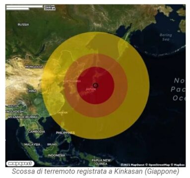 Forte scossa di terremoto in Giappone nella zona della centrale nucleare di Fukushima.Allerta Tsunami.