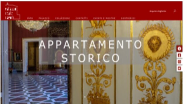 Palazzo Reale di Napoli, dal 28 maggio on line il sito web del museo