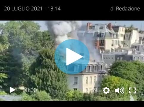 Ultim’ora : Incendio all’ambasciata italiana a Parigi