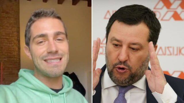 Tommaso Zorzi contro il leader della Lega Matteo Salvini: ” Sei un ipocrita. Fai pena! E’ bufera social