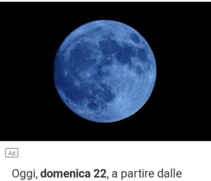 Luna piena Blu stasera 22 agosto 2021: a che ora vederla e perché si chiama così