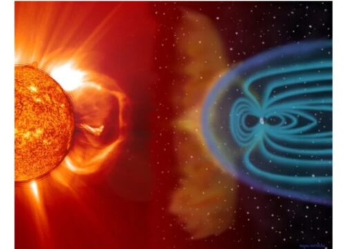Flusso di vento solare verso la Terra: le particelle scagliate dal Sole raggiungeranno il nostro pianeta a partire da domani