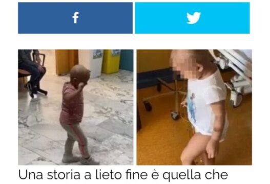 Emozioni al Santobono : La piccola Raffaella e’ felice e balla : “ha vinto la sua battaglia contro il cancro”