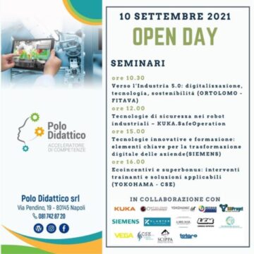 A Napoli inaugura il Polo Didattico. Oggi 10 Settembre Open Day e seminari gratuiti