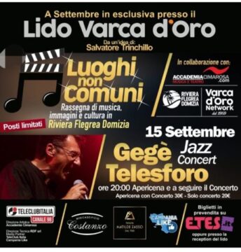 Jazz in riva al mare: Gegè Telesforo a Varcaturo