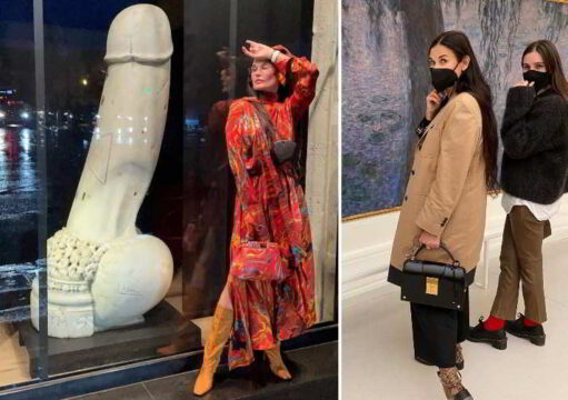 Demi Moore senza pudore con un pene gigante: la foto bollente che scandalizza il mondo