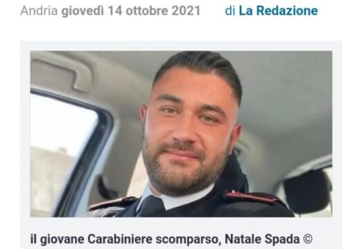 Il carabiniere Natale Spada stroncato a 28 anni da un male incurabile. Parte la raccolta fondi per aiutare la famiglia