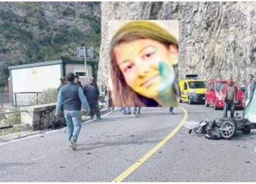 Fernanda 17 anni investita e uccisa da un drogato alla guida mentre andava a scuola