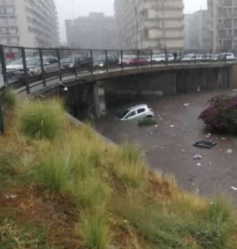 Ultim’ora : ritrovato uno dei corpi dei dispersi dell’alluvione di Catania