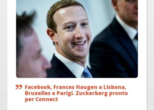 Zuckerberg : Facebook cambia nome si chiamerà Meta