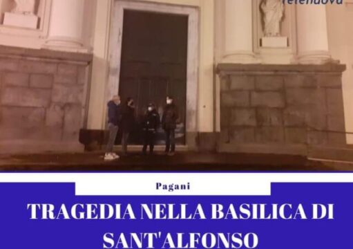 Ultim’ora Basilica di Sant’Alfonso Pagani: uomo ritrovato con il volto deturpato da un colpo di pistola. Indagini in corso